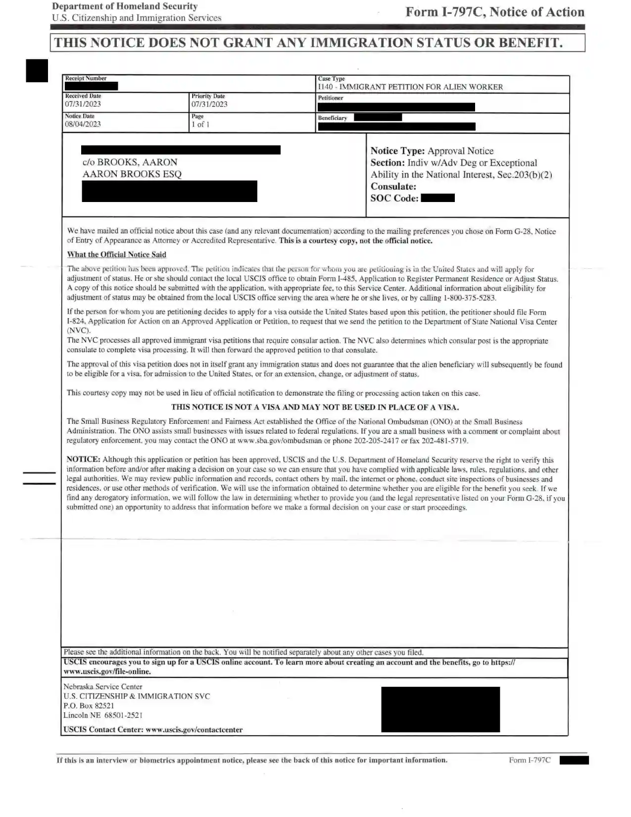 EB2-NIW – Approval-Notice – 02
