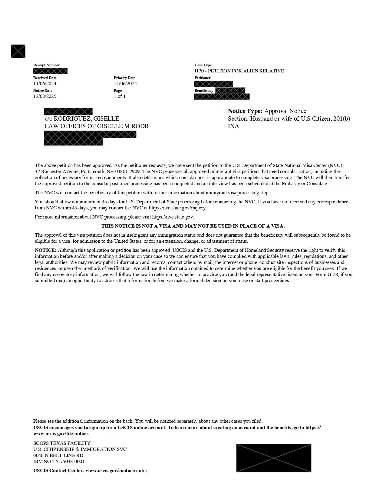 I-130 2-a